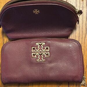 Tory Burch Wallet and Cosmetic Bag